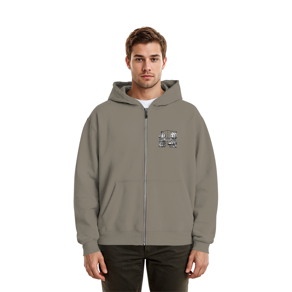 LOADiNG BASiCS - Fluffy Boxcut Zipper