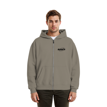 BASiCS - Für die SIMPLE - Fluffige Boxcut-Jacke mit Reißverschluss
