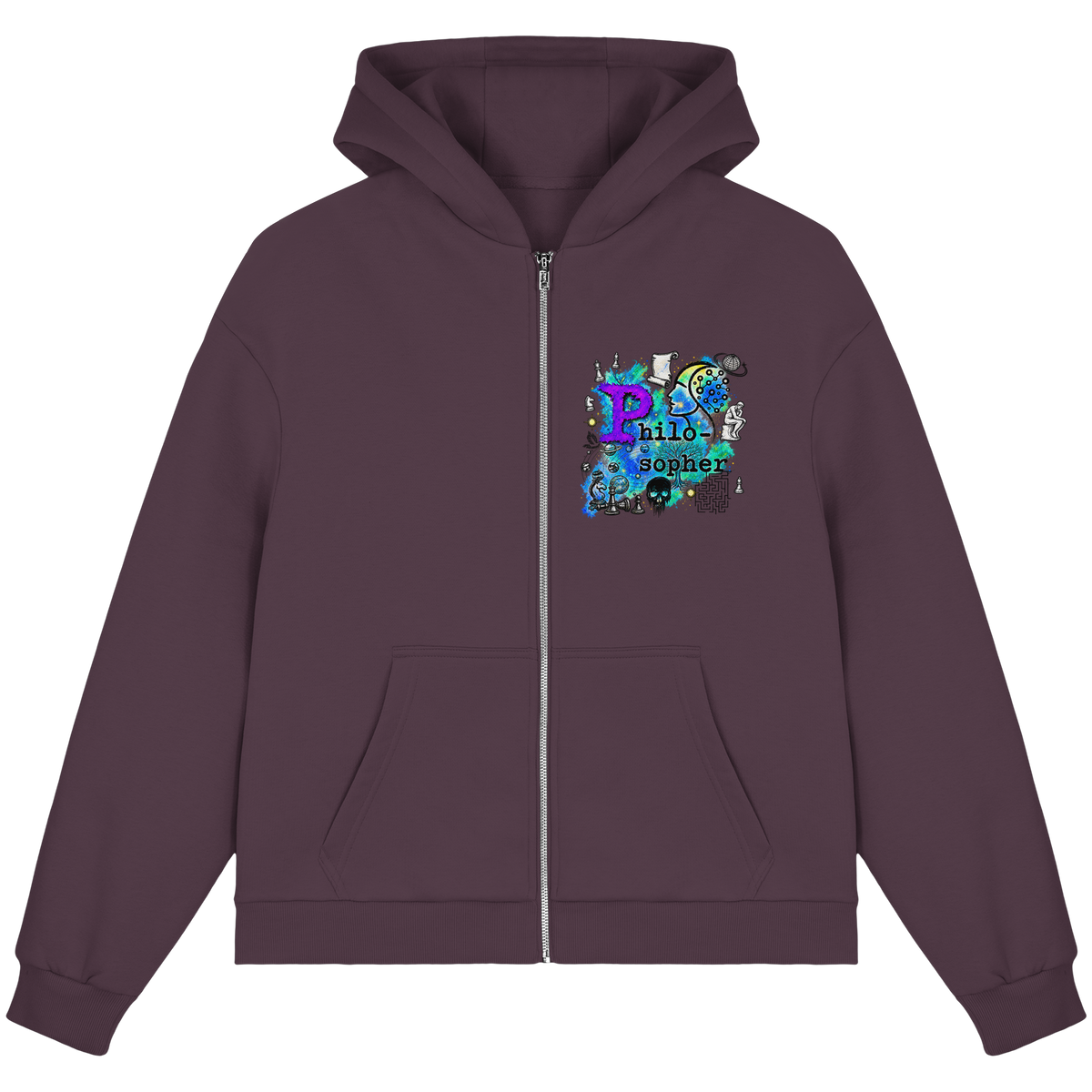 The Philosopher - Fluffy Boxcut Zipper