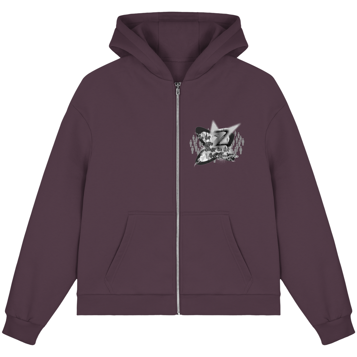 The Rebellion Z BASiCS - Felpa con zip Boxcut