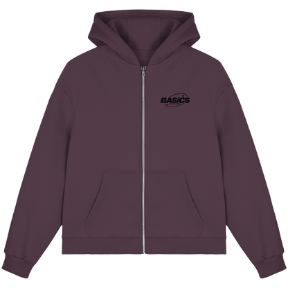 BASiCS - Für die SIMPLE - Fluffige Boxcut-Jacke mit Reißverschluss