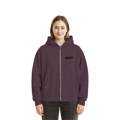 BASiCS - Für die SIMPLE - Fluffige Boxcut-Jacke mit Reißverschluss