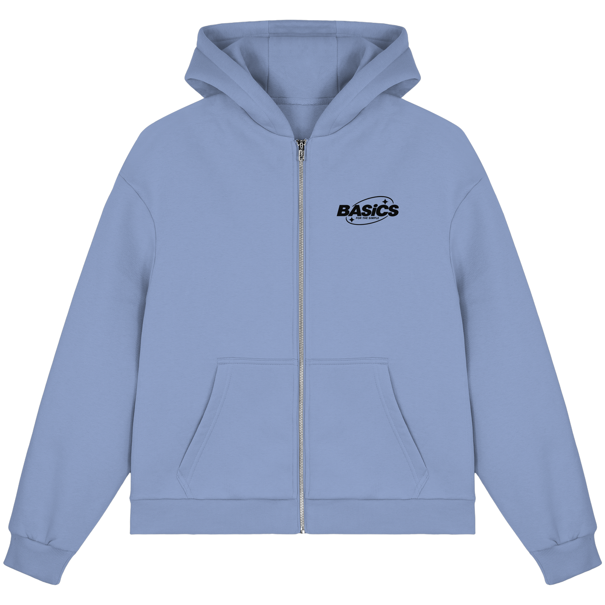 BASiCS - Für die SIMPLE - Fluffige Boxcut-Jacke mit Reißverschluss