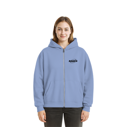 BASiCS - Für die SIMPLE - Fluffige Boxcut-Jacke mit Reißverschluss