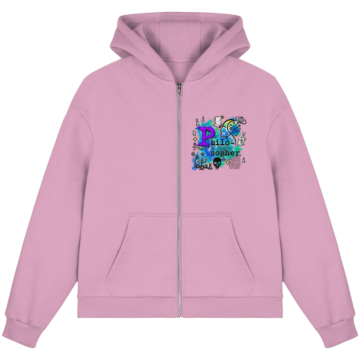 The Philosopher - Fluffy Boxcut Zipper