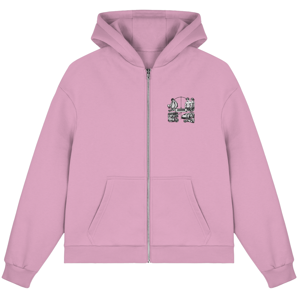 LOADiNG BASiCS - Fluffy Boxcut Zipper
