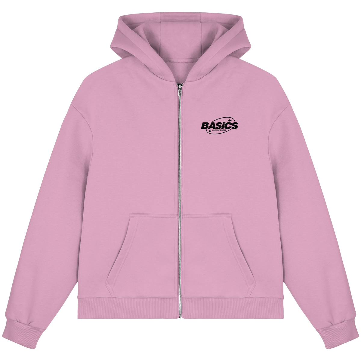 BASiCS - Für die SIMPLE - Fluffige Boxcut-Jacke mit Reißverschluss