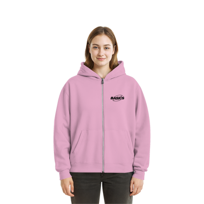BASiCS - Für die SIMPLE - Fluffige Boxcut-Jacke mit Reißverschluss