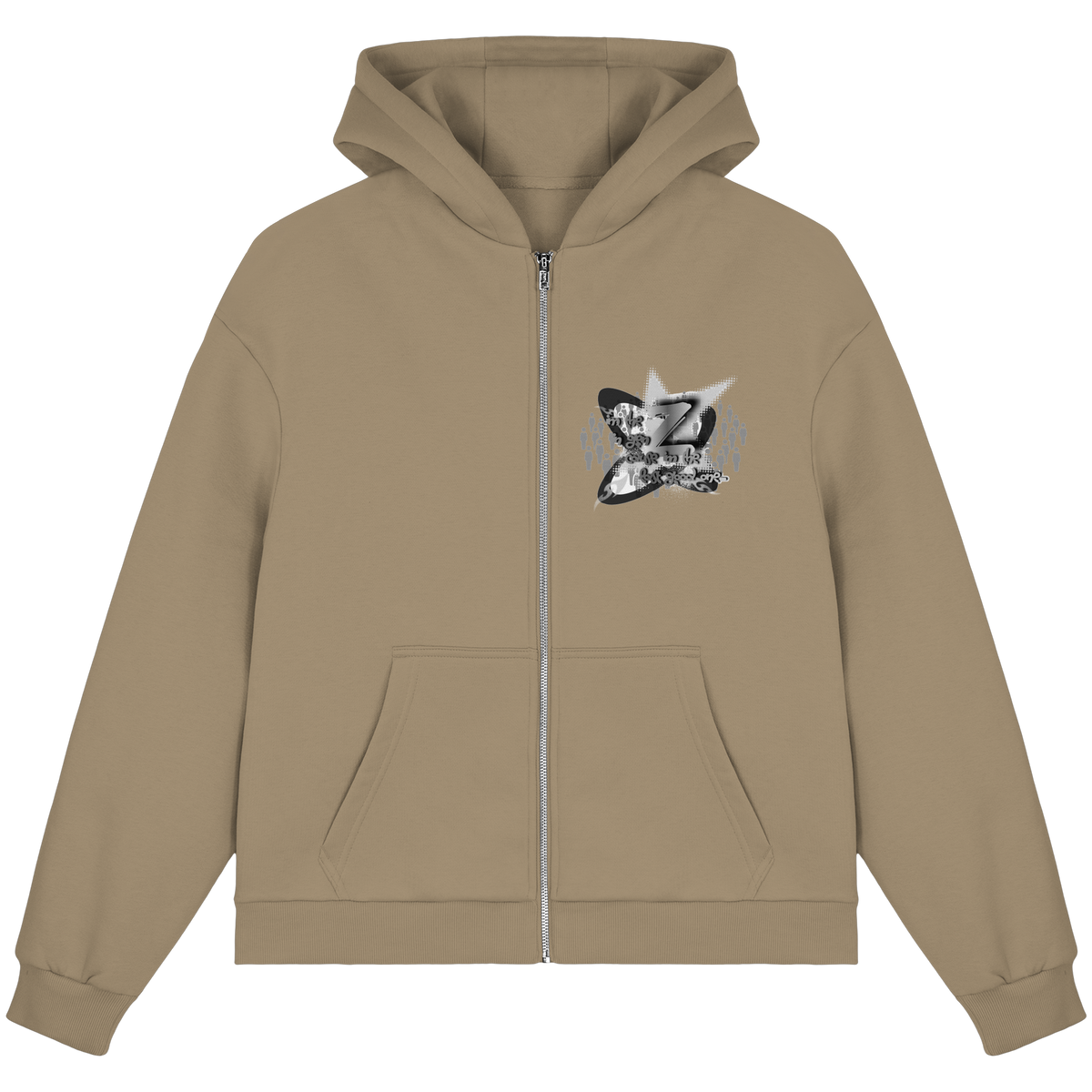 The Rebellion Z BASiCS - Felpa con zip Boxcut