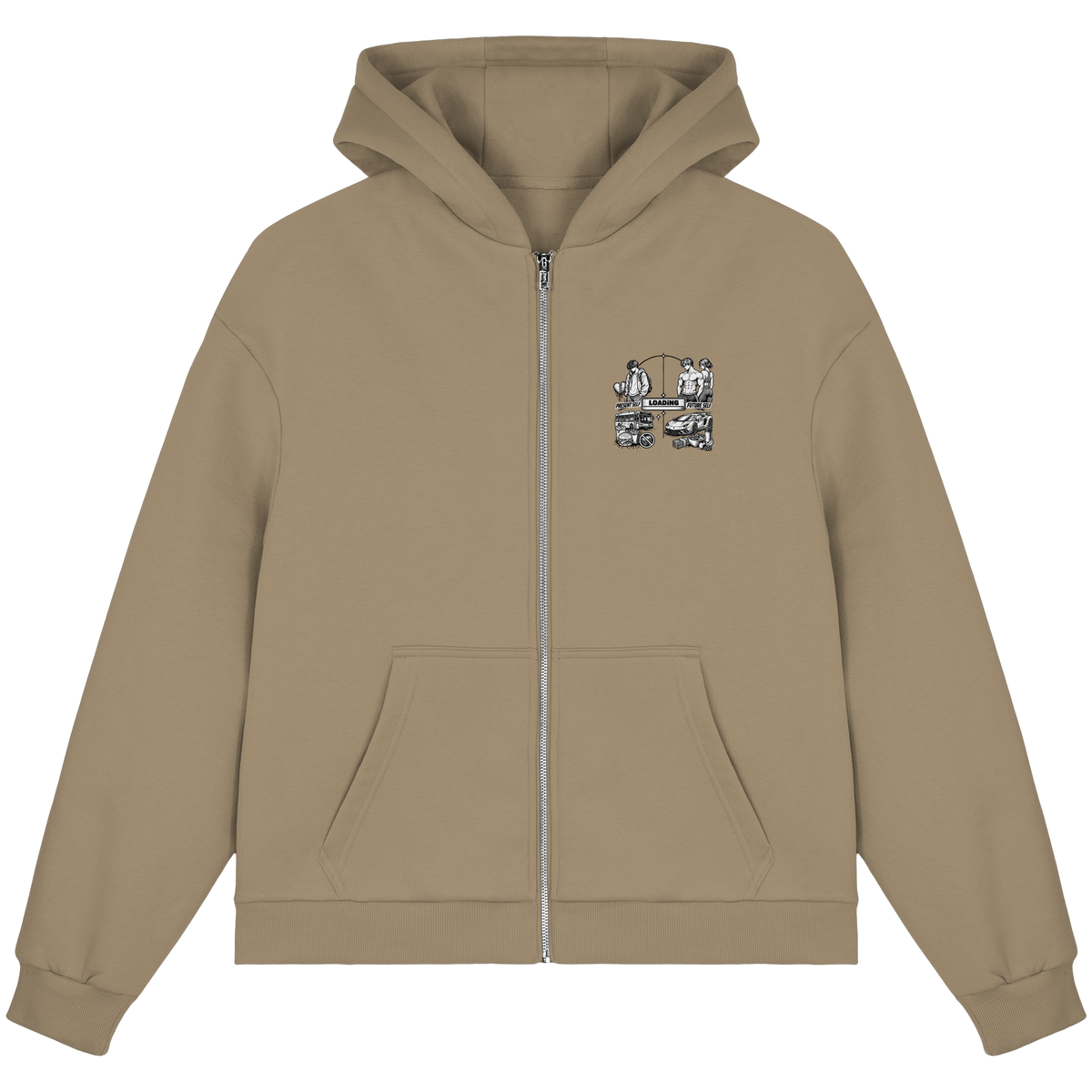 LOADiNG BASiCS - Fluffy Boxcut Zipper