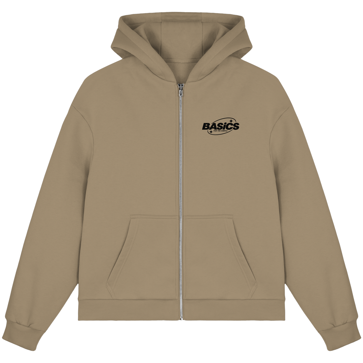 BASiCS - Für die SIMPLE - Fluffige Boxcut-Jacke mit Reißverschluss