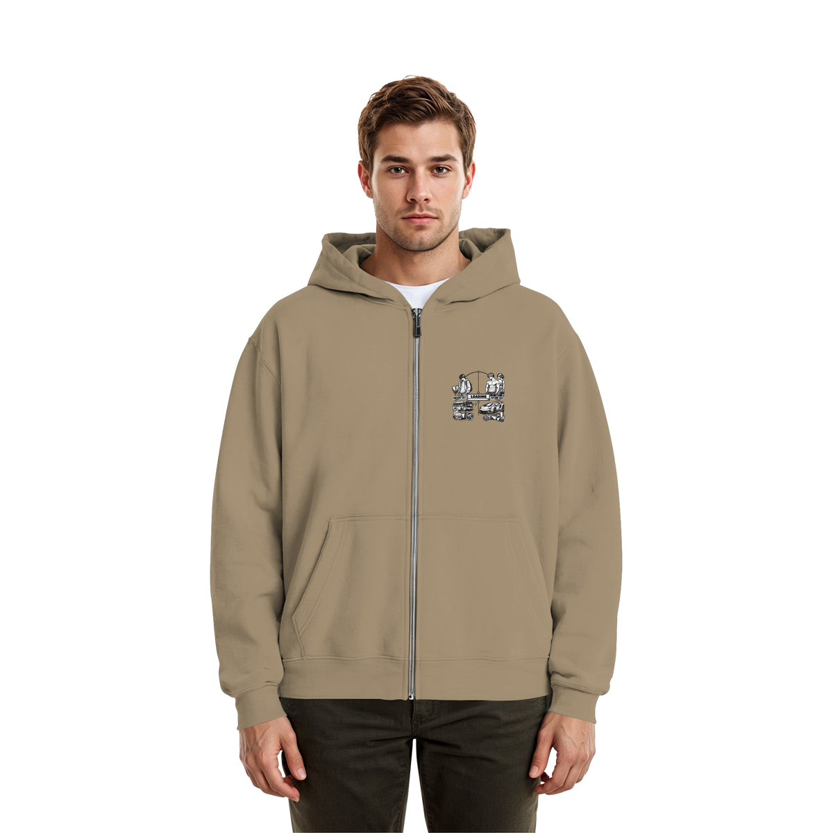 LOADiNG BASiCS - Fluffy Boxcut Zipper