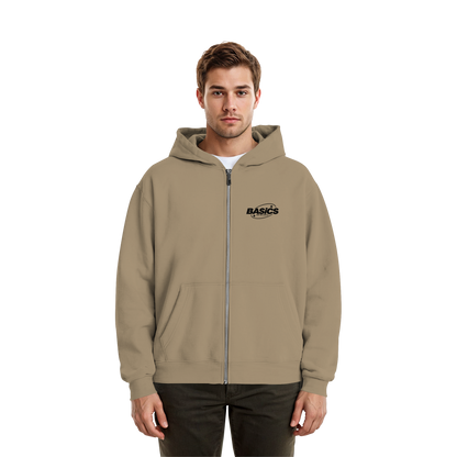 BASiCS - Für die SIMPLE - Fluffige Boxcut-Jacke mit Reißverschluss