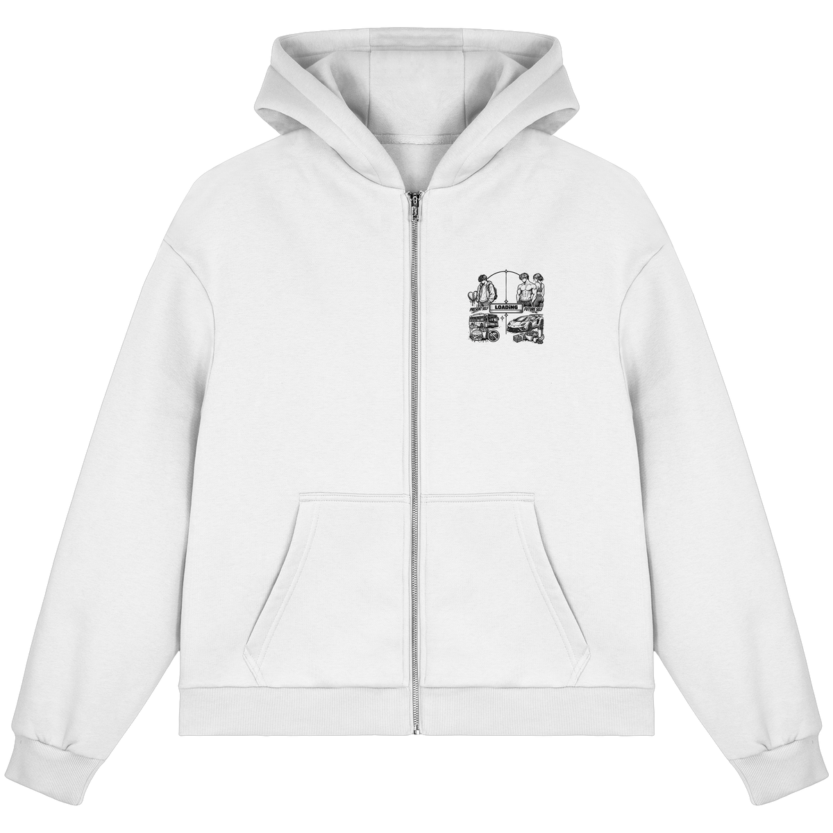 LOADiNG BASiCS - Fluffy Boxcut Zipper