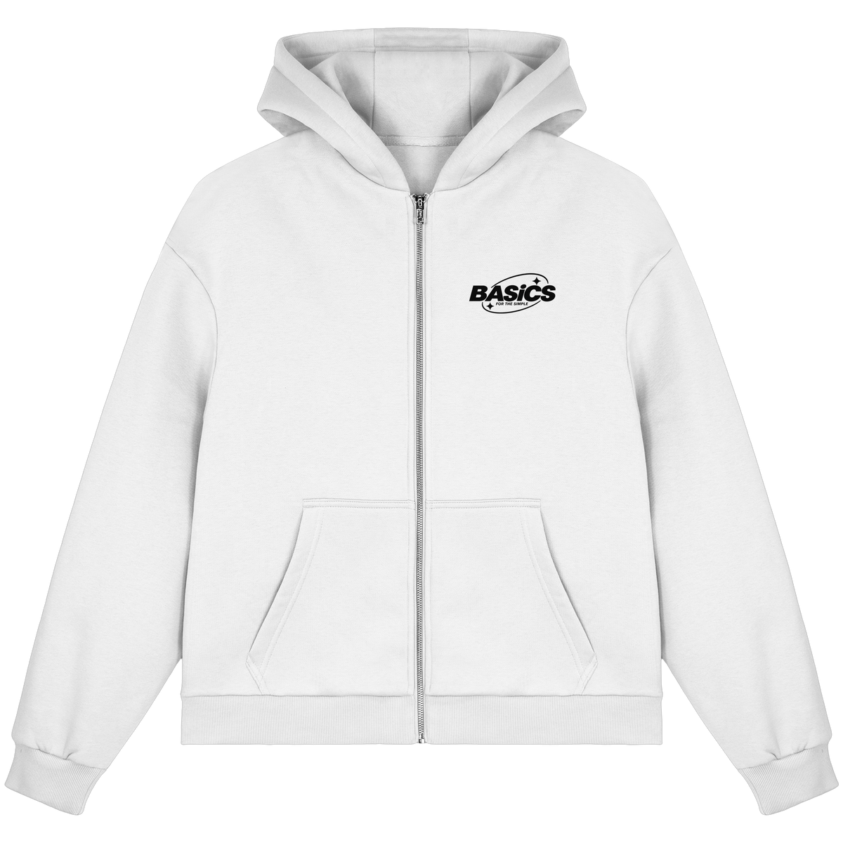 BASiCS - Für die SIMPLE - Fluffige Boxcut-Jacke mit Reißverschluss