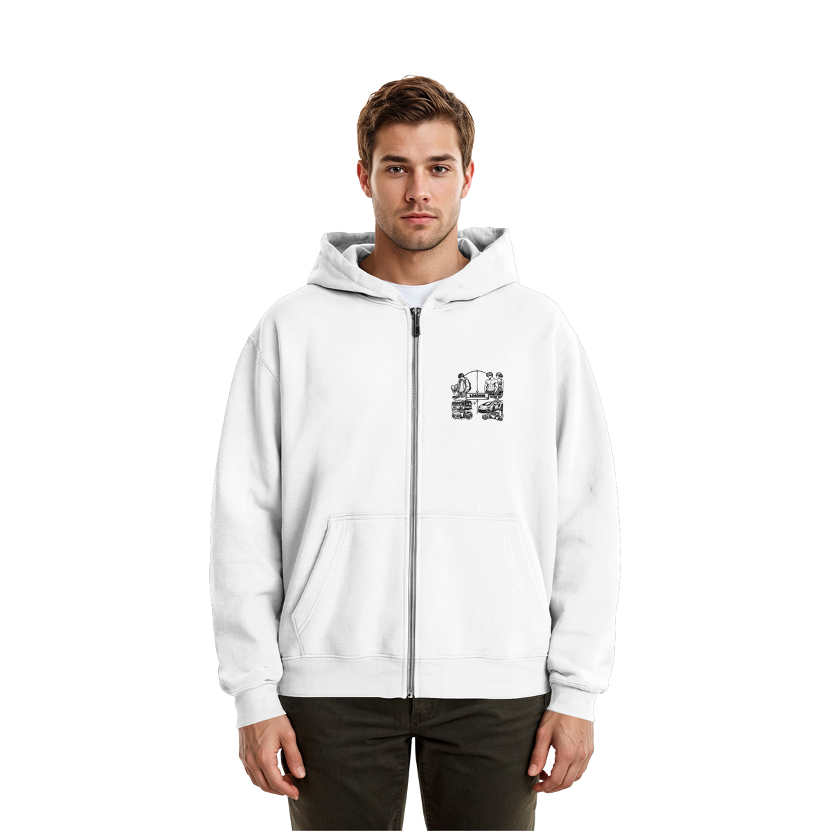 LOADiNG BASiCS - Fluffy Boxcut Zipper