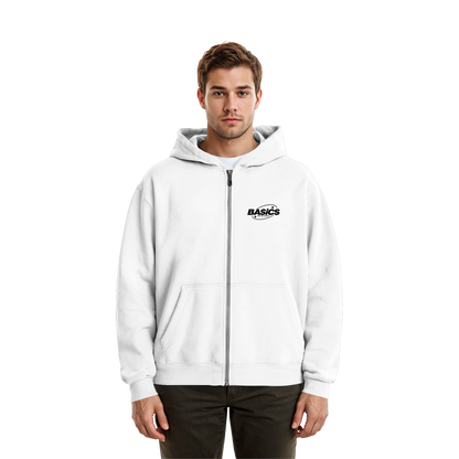 BASiCS - Für die SIMPLE - Fluffige Boxcut-Jacke mit Reißverschluss