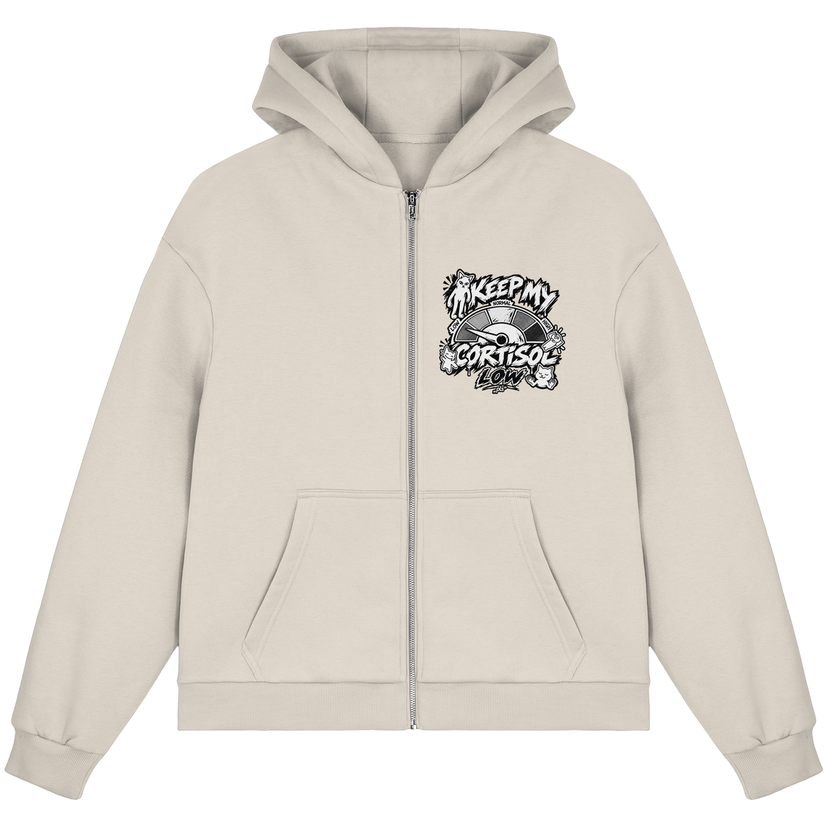 niedriges CORTiSOL - Fluffy Boxcut Zipper