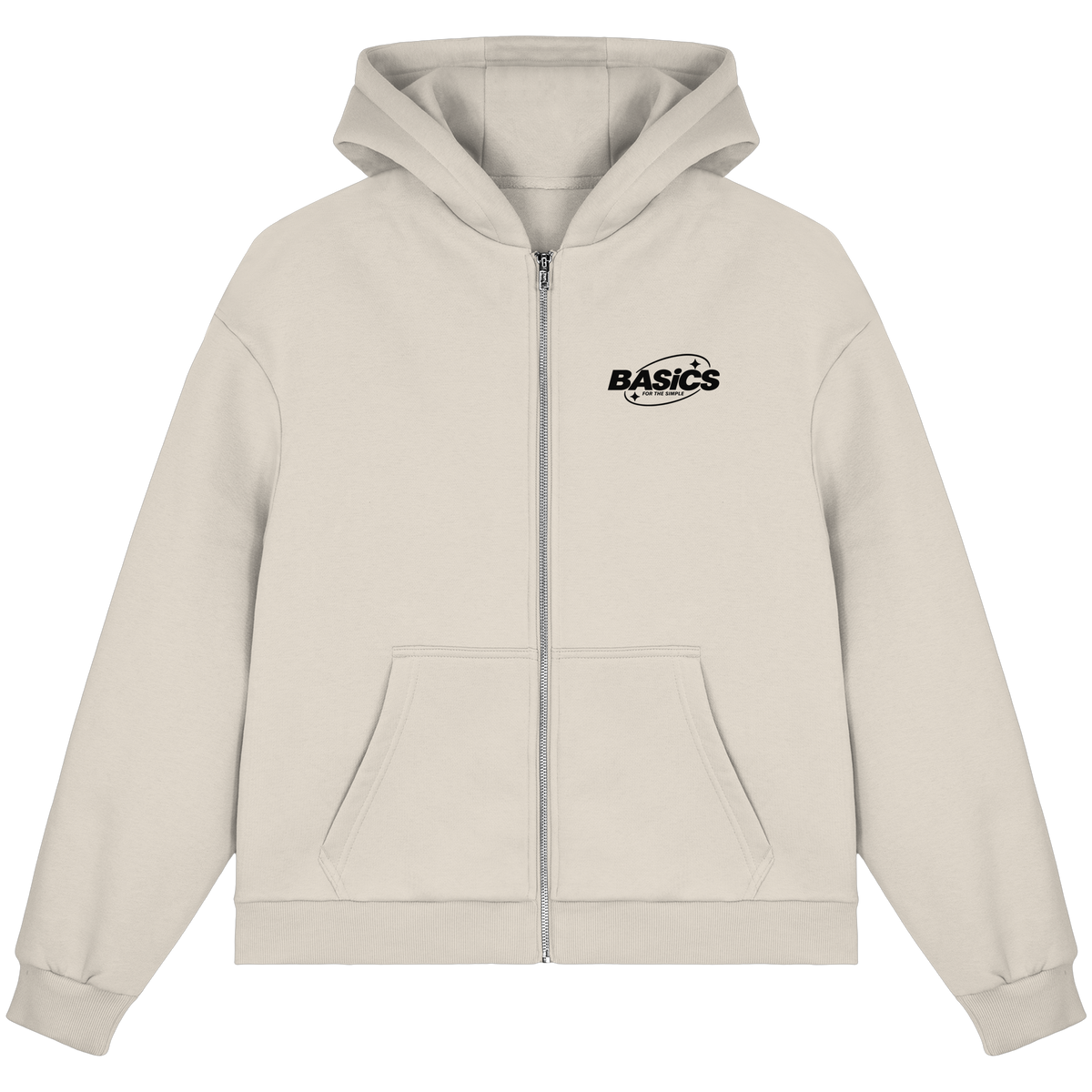 BASiCS - Für die SIMPLE - Fluffige Boxcut-Jacke mit Reißverschluss