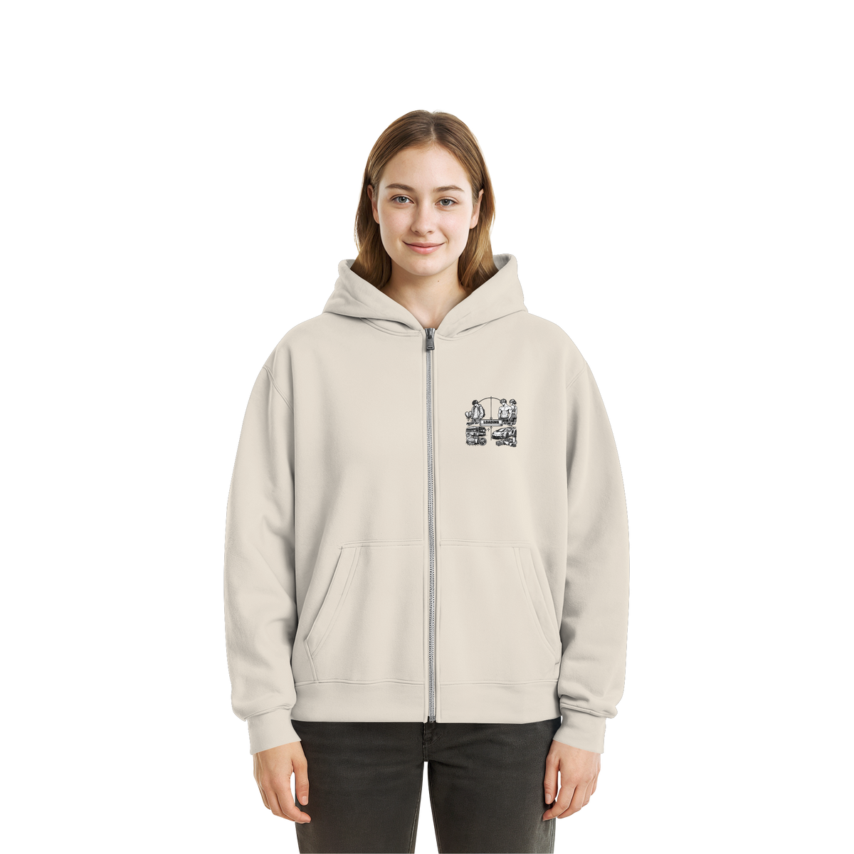 LOADiNG BASiCS - Fluffy Boxcut Zipper