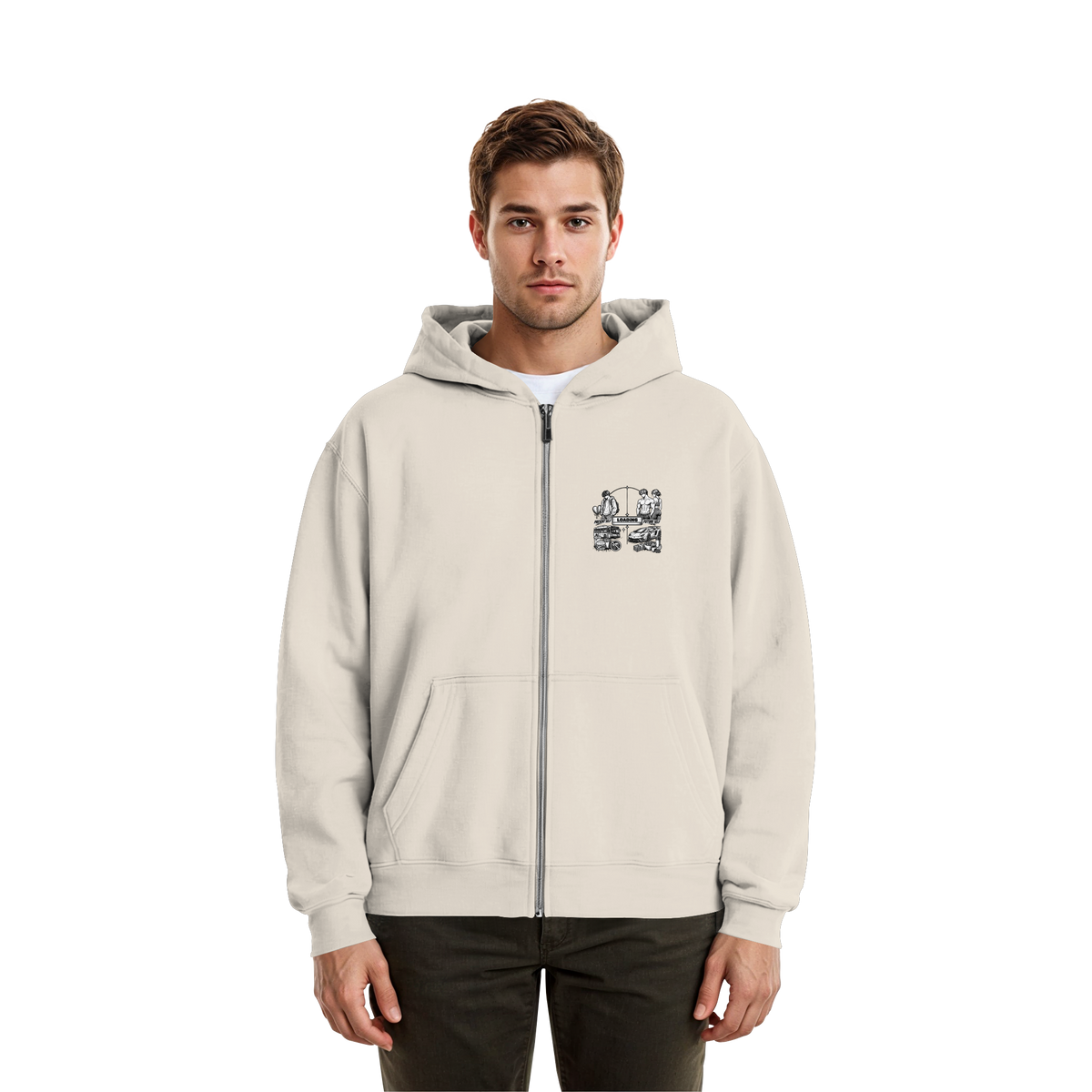 LOADiNG BASiCS - Fluffy Boxcut Zipper