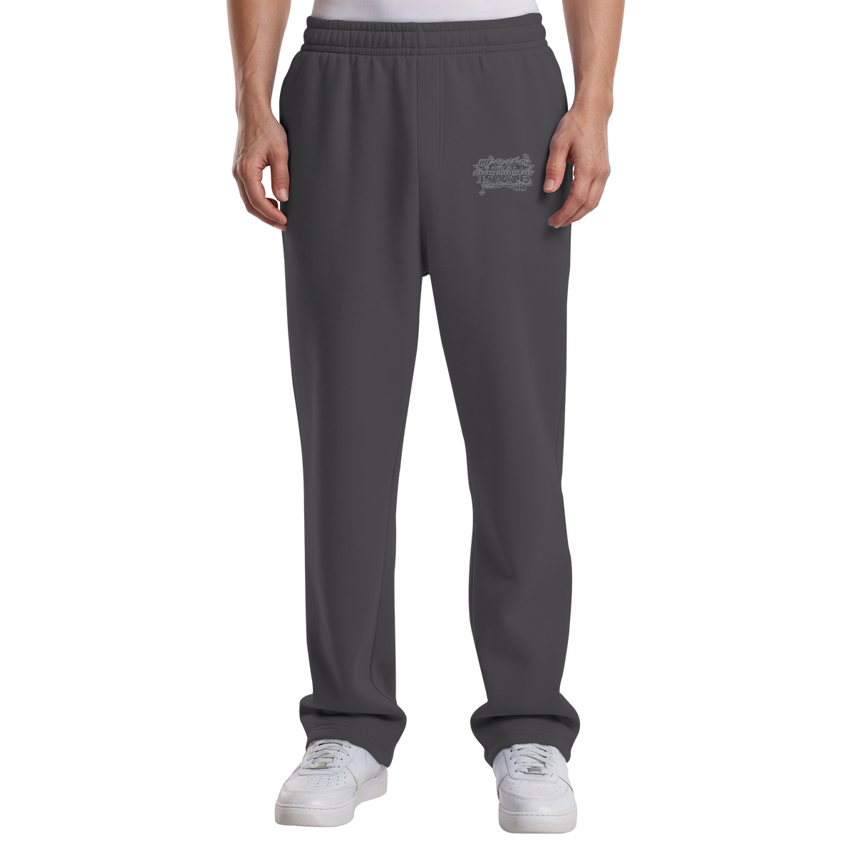 The REAL LOVE BASiCS - Fluffy Track Sweatpants