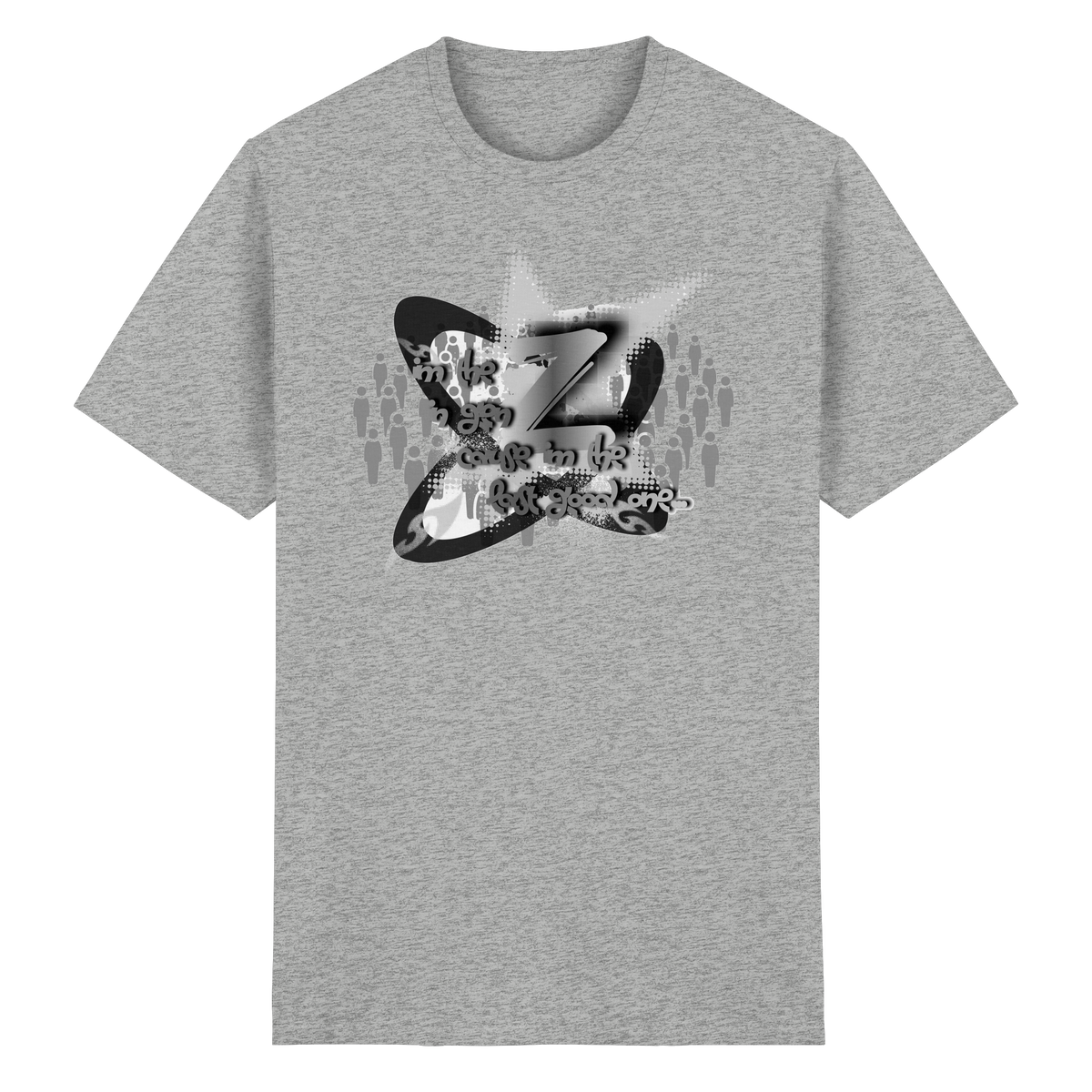 The Rebellion Z BASiC - T-shirt in cotone pesante