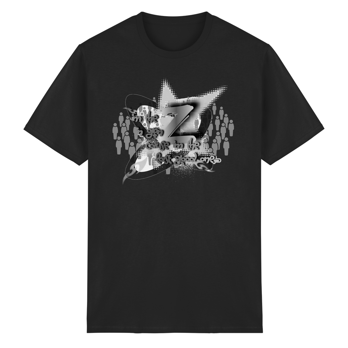The Rebellion Z BASiC - T-shirt in cotone pesante