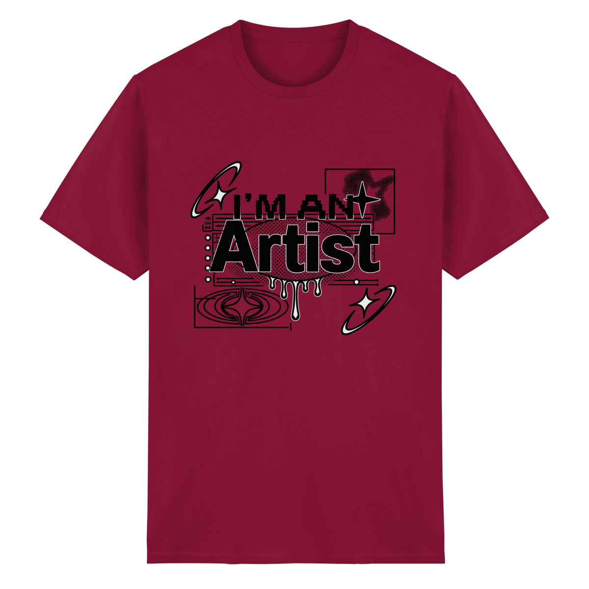 The Artist BASiCS – T-Shirt aus schwerer Baumwolle