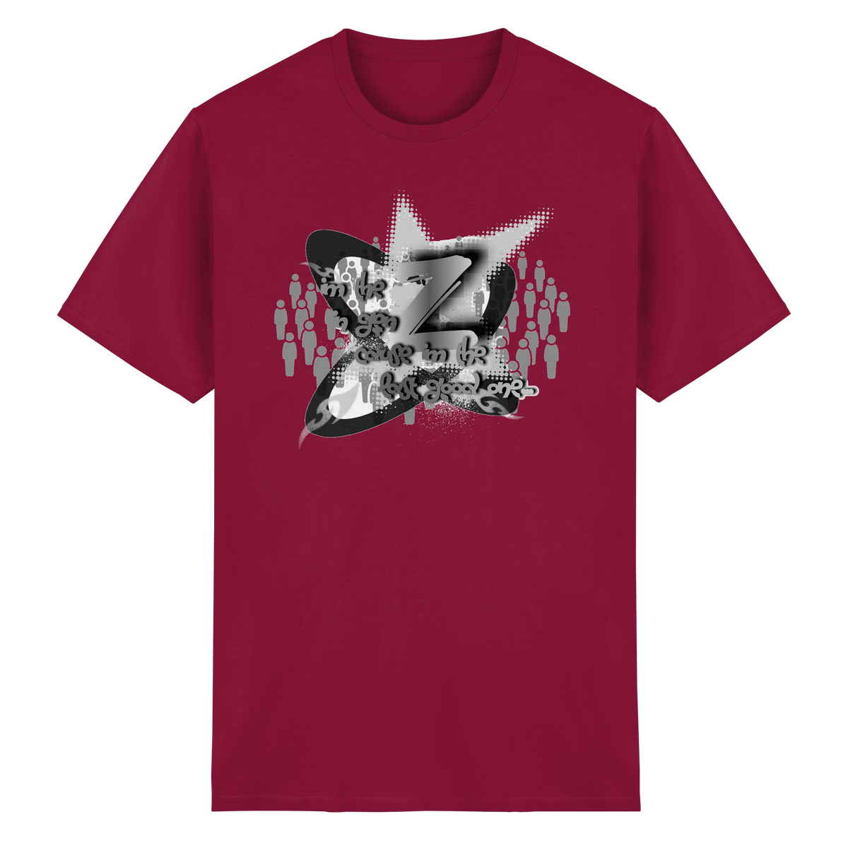The Rebellion Z BASiC - T-shirt in cotone pesante