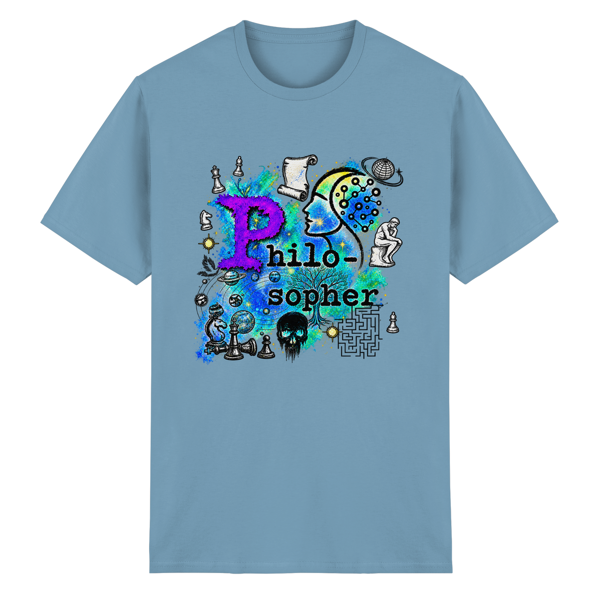 The Philosopher - Heavy Cotton T-Shirt