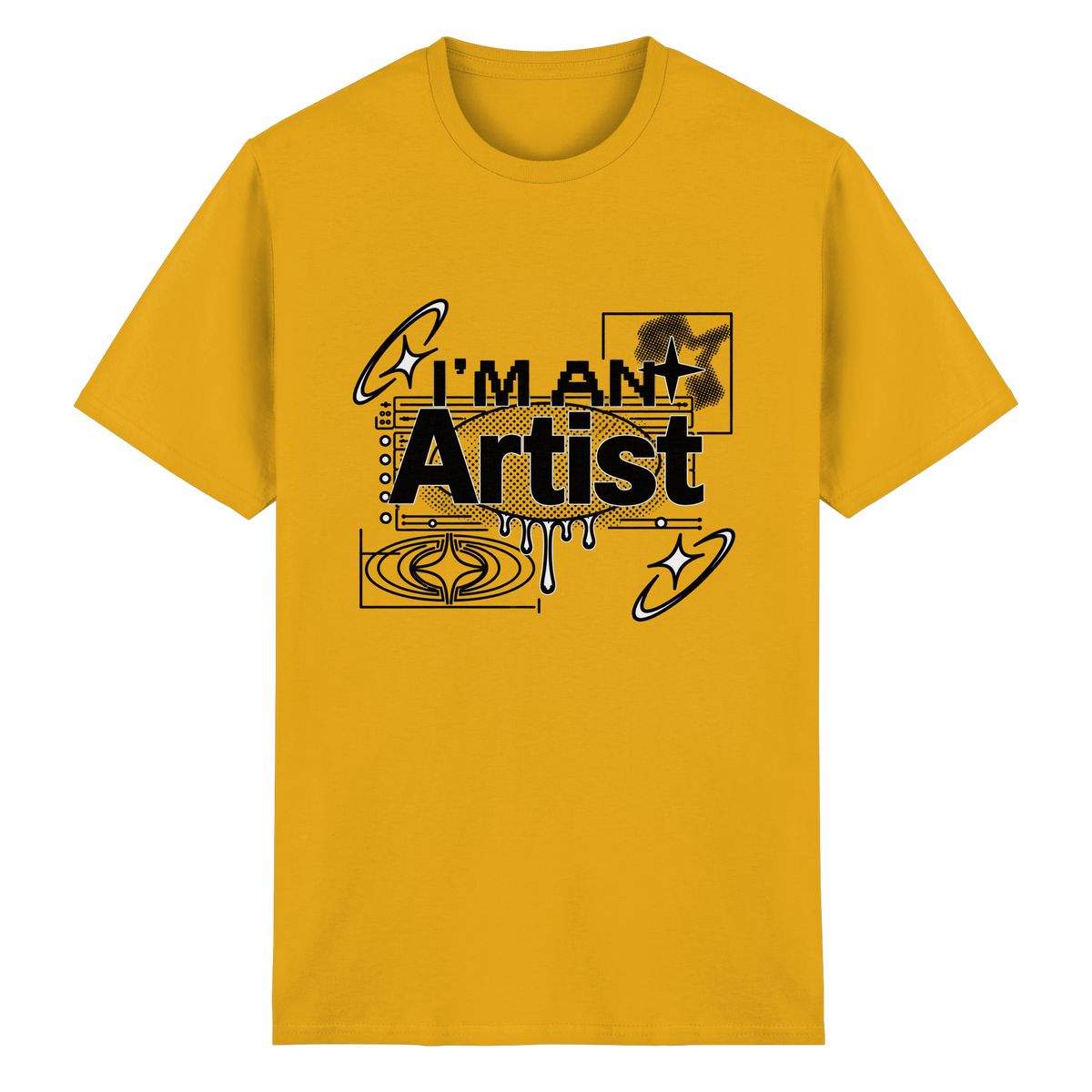 The Artist BASiCS – T-Shirt aus schwerer Baumwolle