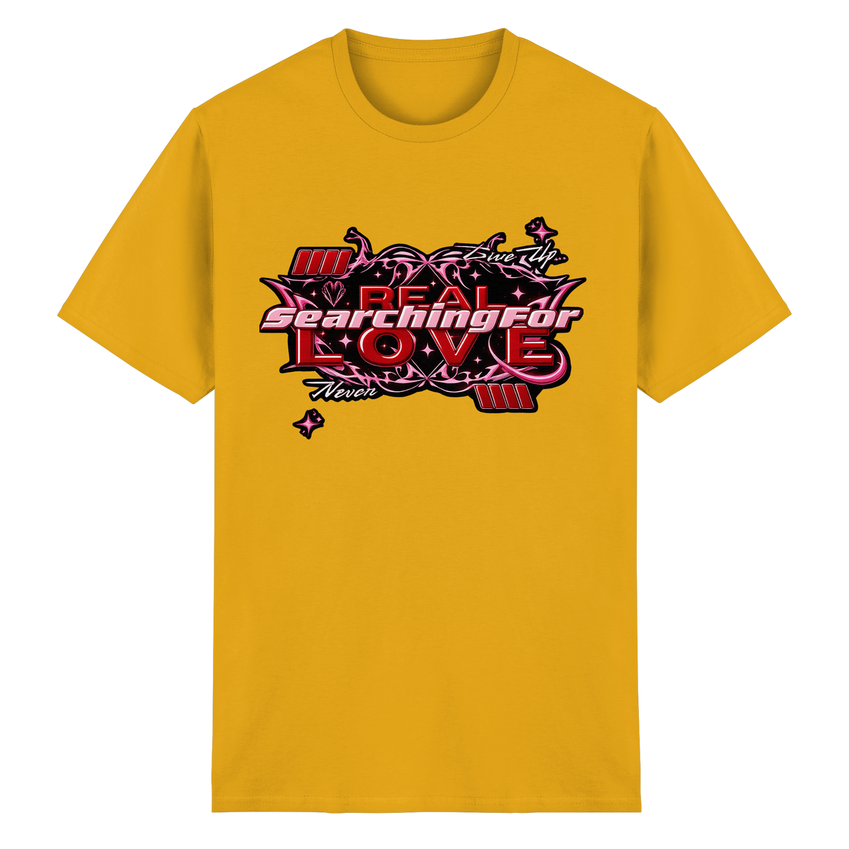 The Real Love - Schweres Baumwoll-T-Shirt