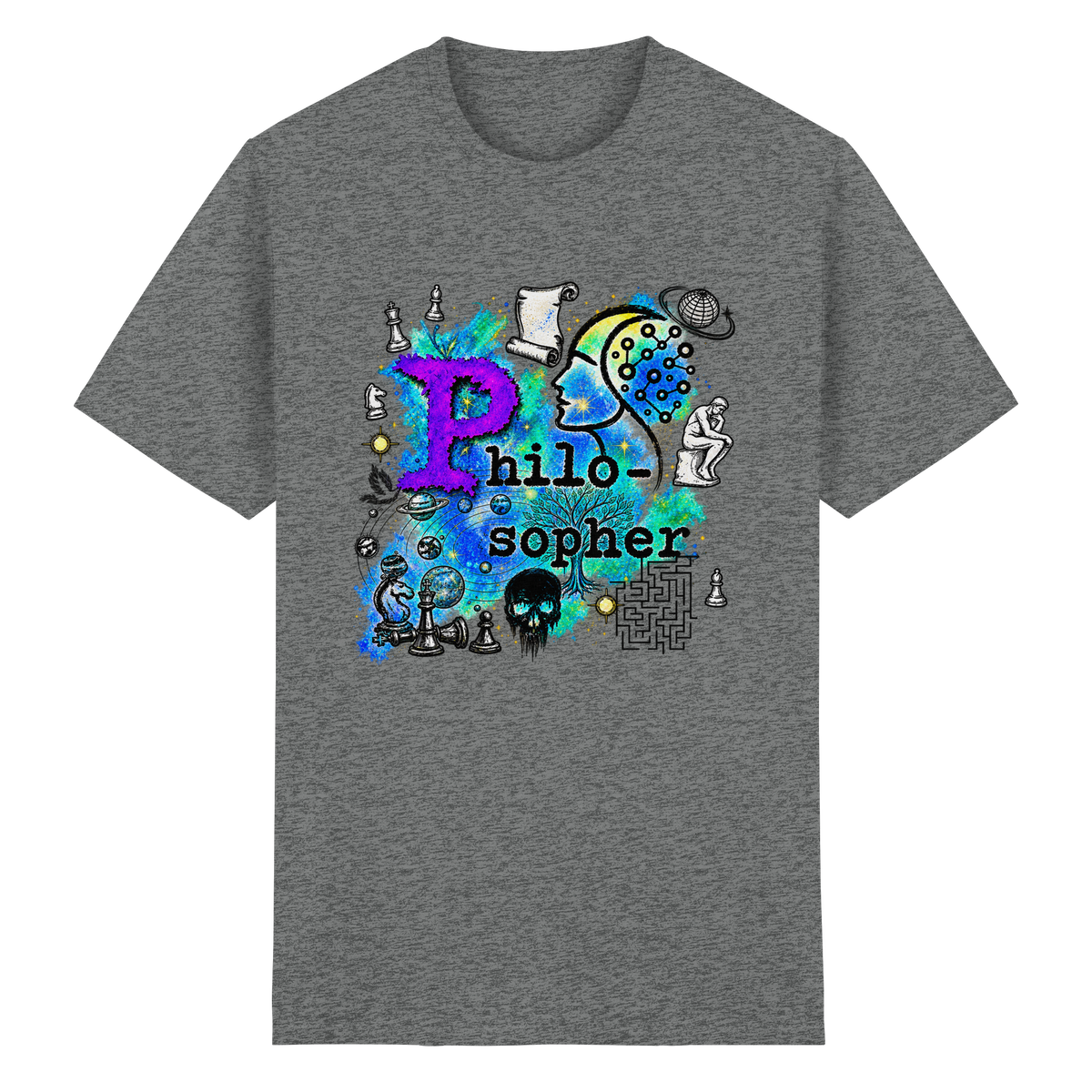 The Philosopher - Heavy Cotton T-Shirt