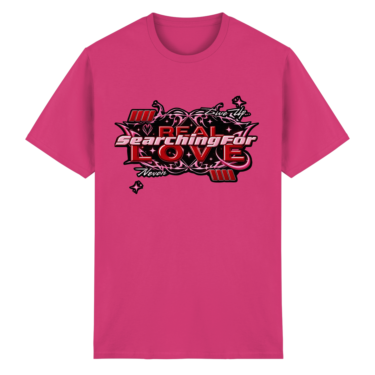 The Real Love - Schweres Baumwoll-T-Shirt