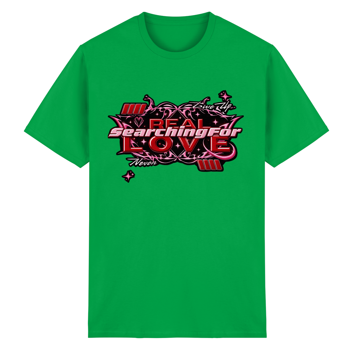 The Real Love - Schweres Baumwoll-T-Shirt