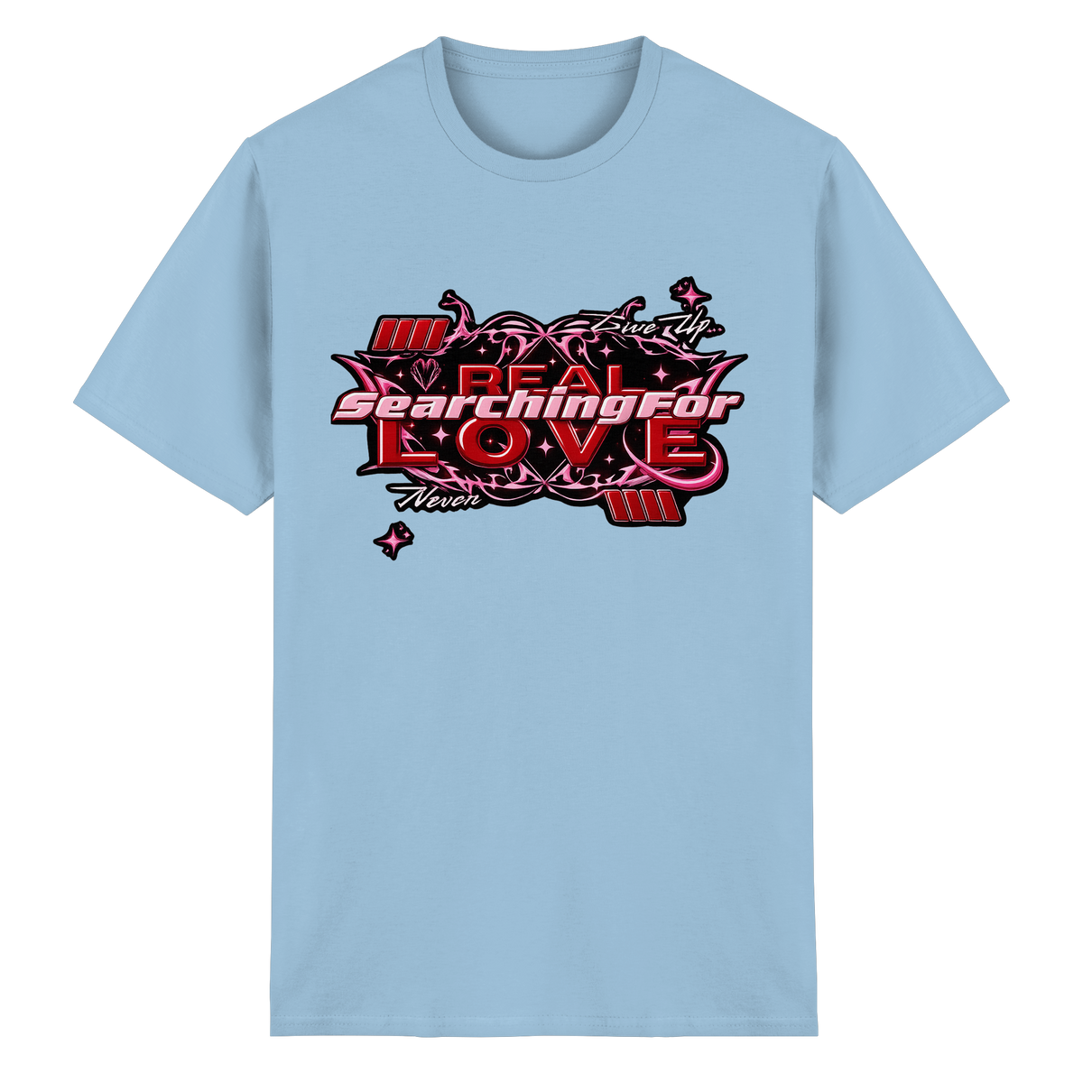 The Real Love - Schweres Baumwoll-T-Shirt
