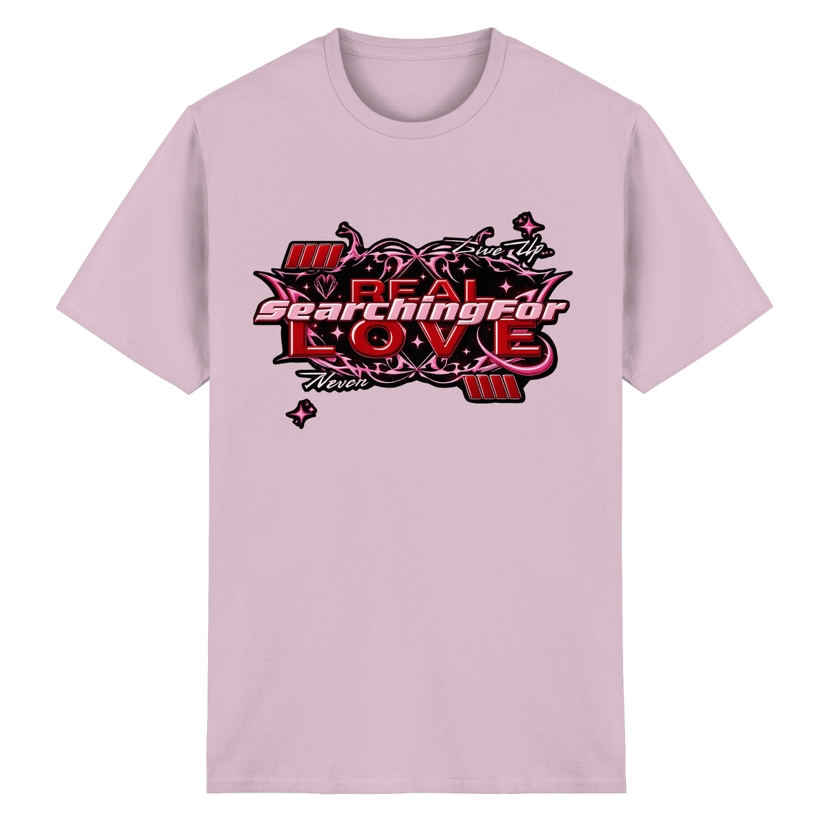 The Real Love - Schweres Baumwoll-T-Shirt
