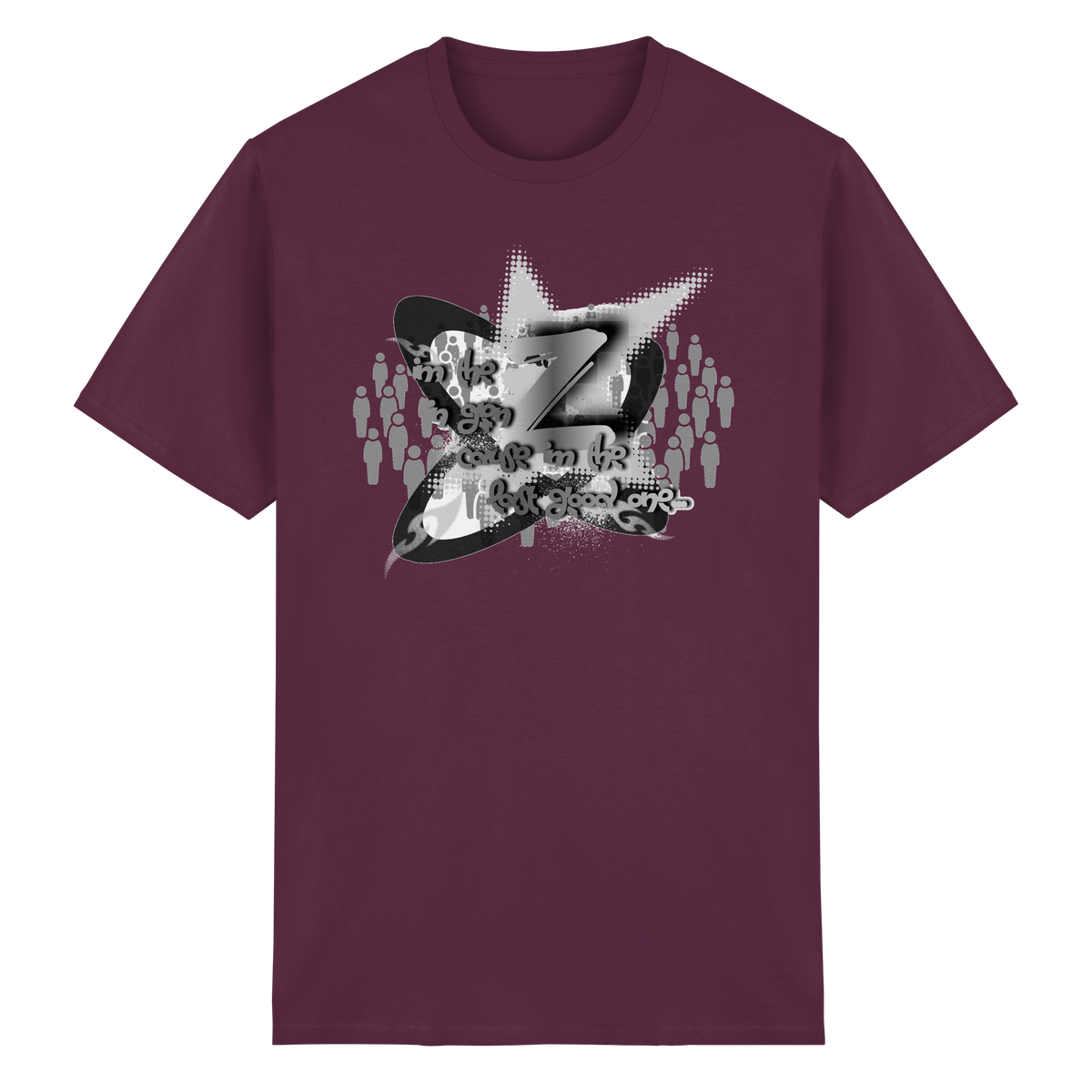 The Rebellion Z BASiC - T-shirt in cotone pesante