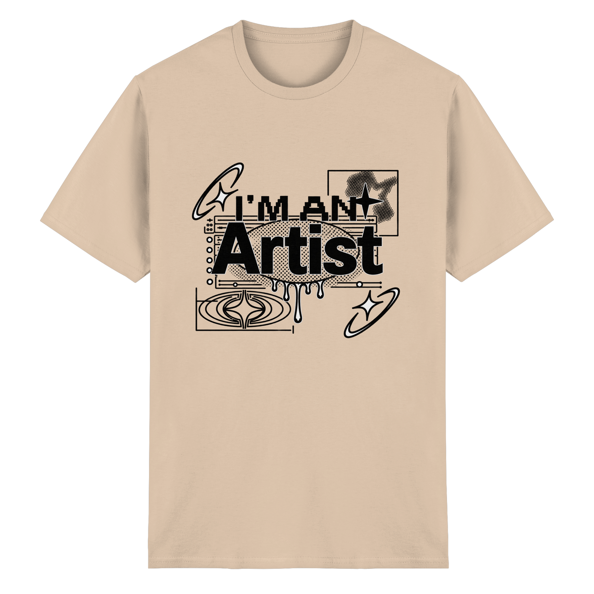 The Artist BASiCS – T-Shirt aus schwerer Baumwolle