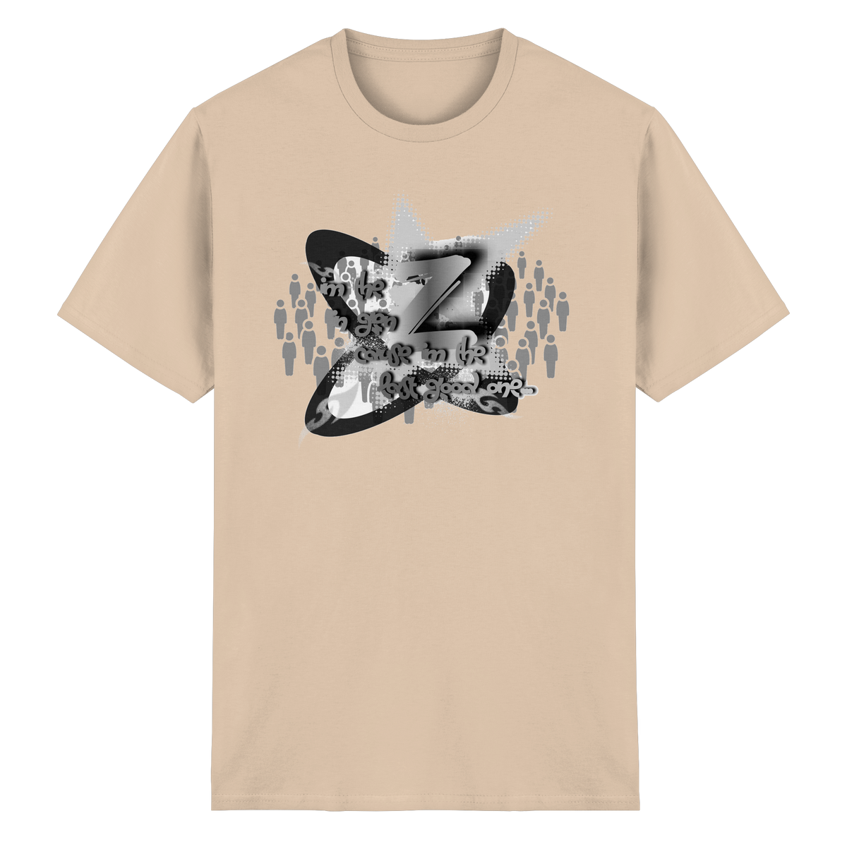 The Rebellion Z BASiC - T-shirt in cotone pesante
