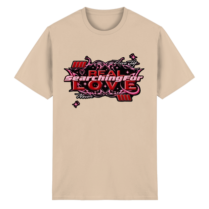 The Real Love - Schweres Baumwoll-T-Shirt