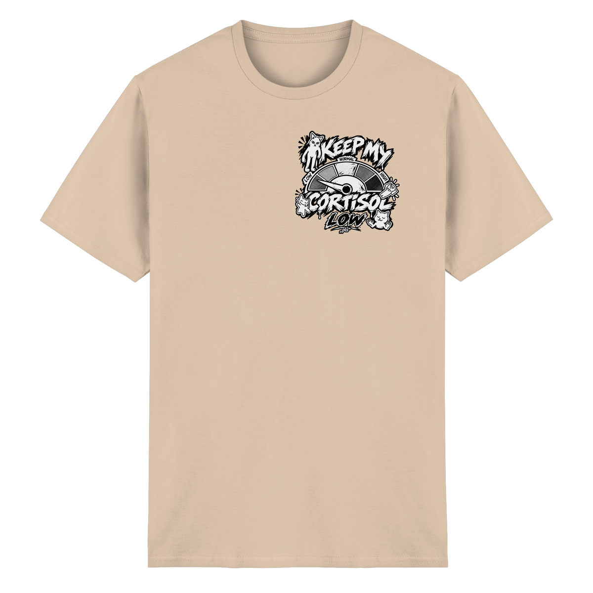 low CORTiSOL - T-shirt in cotone pesante