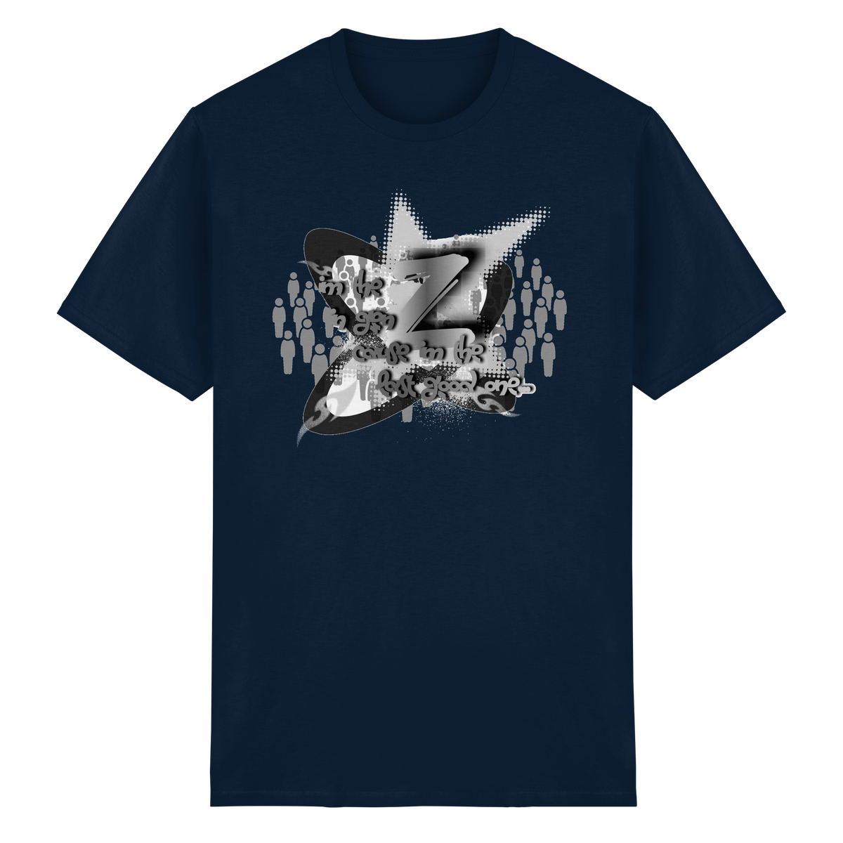 The Rebellion Z BASiC - T-shirt in cotone pesante