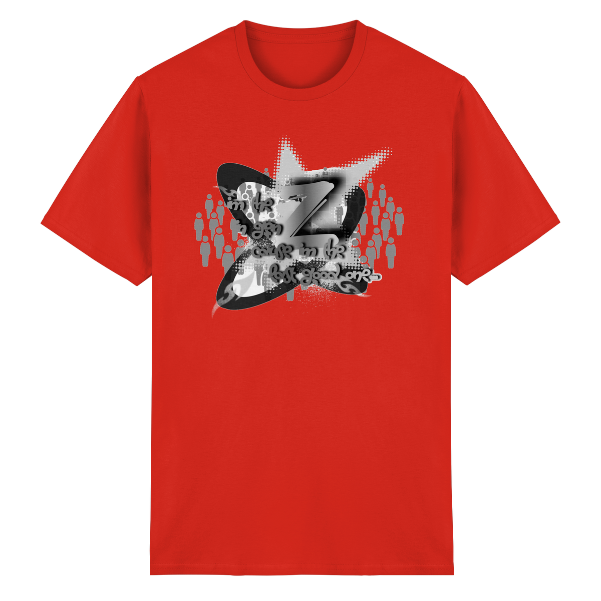 The Rebellion Z BASiC - T-shirt in cotone pesante
