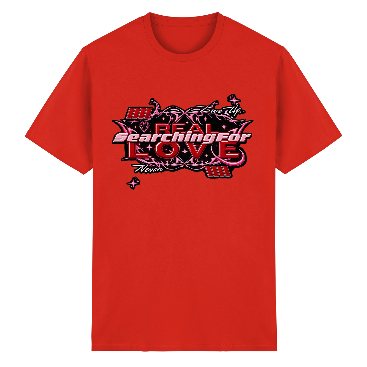 The Real Love - Schweres Baumwoll-T-Shirt