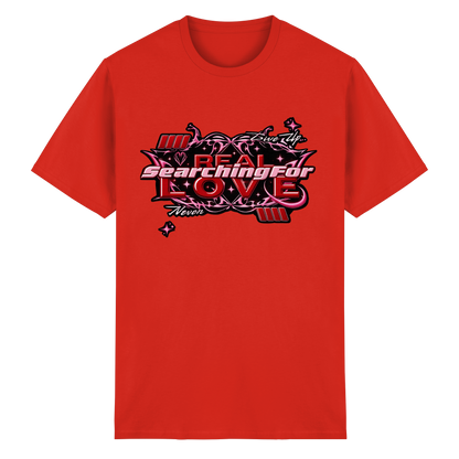 The Real Love - Schweres Baumwoll-T-Shirt