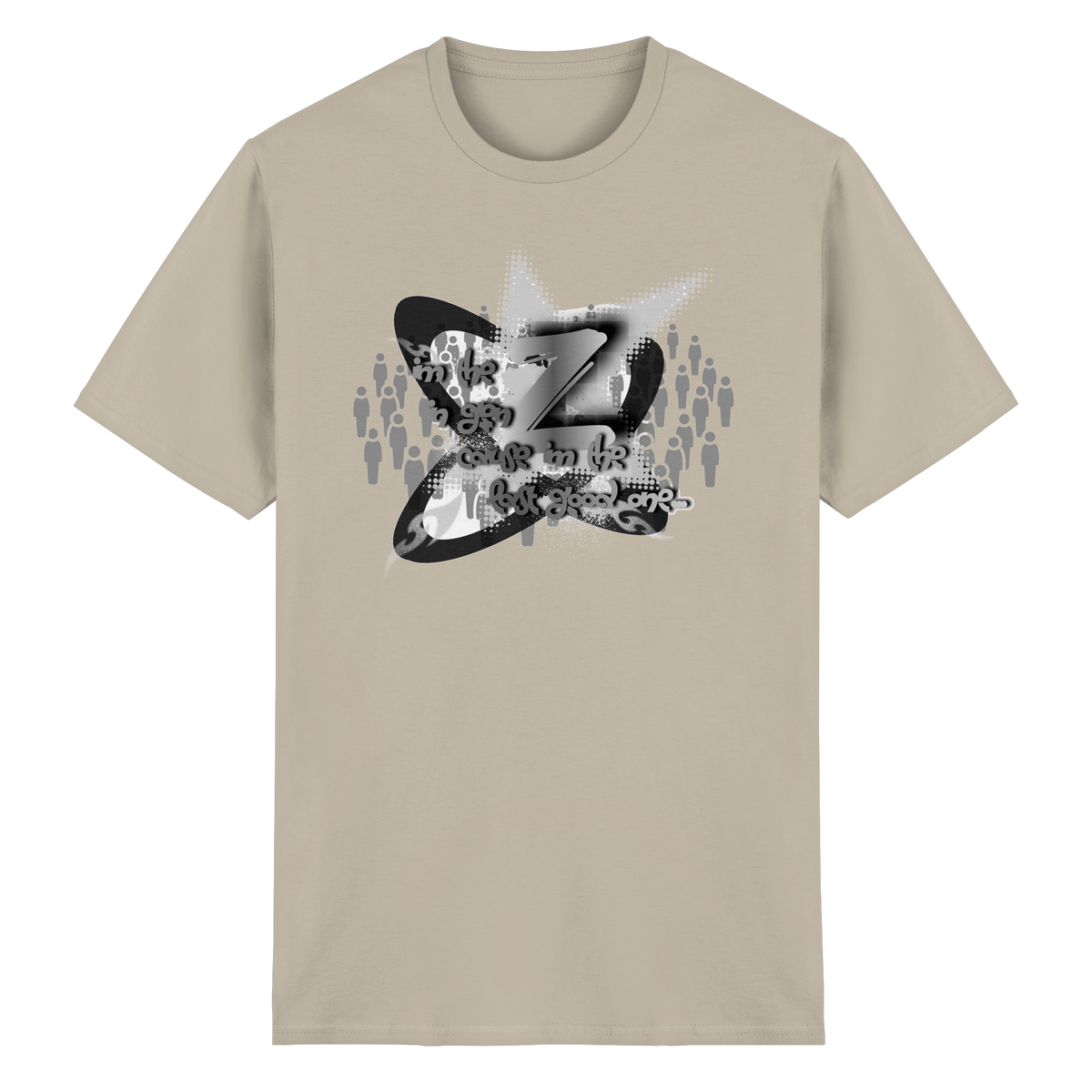 The Rebellion Z BASiC - T-shirt in cotone pesante