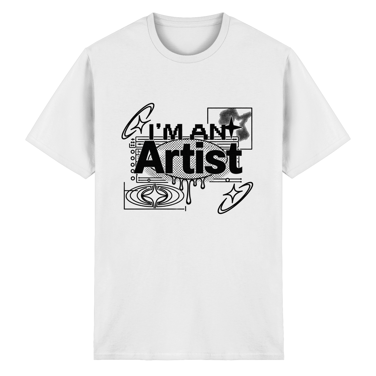 The Artist BASiCS – T-Shirt aus schwerer Baumwolle