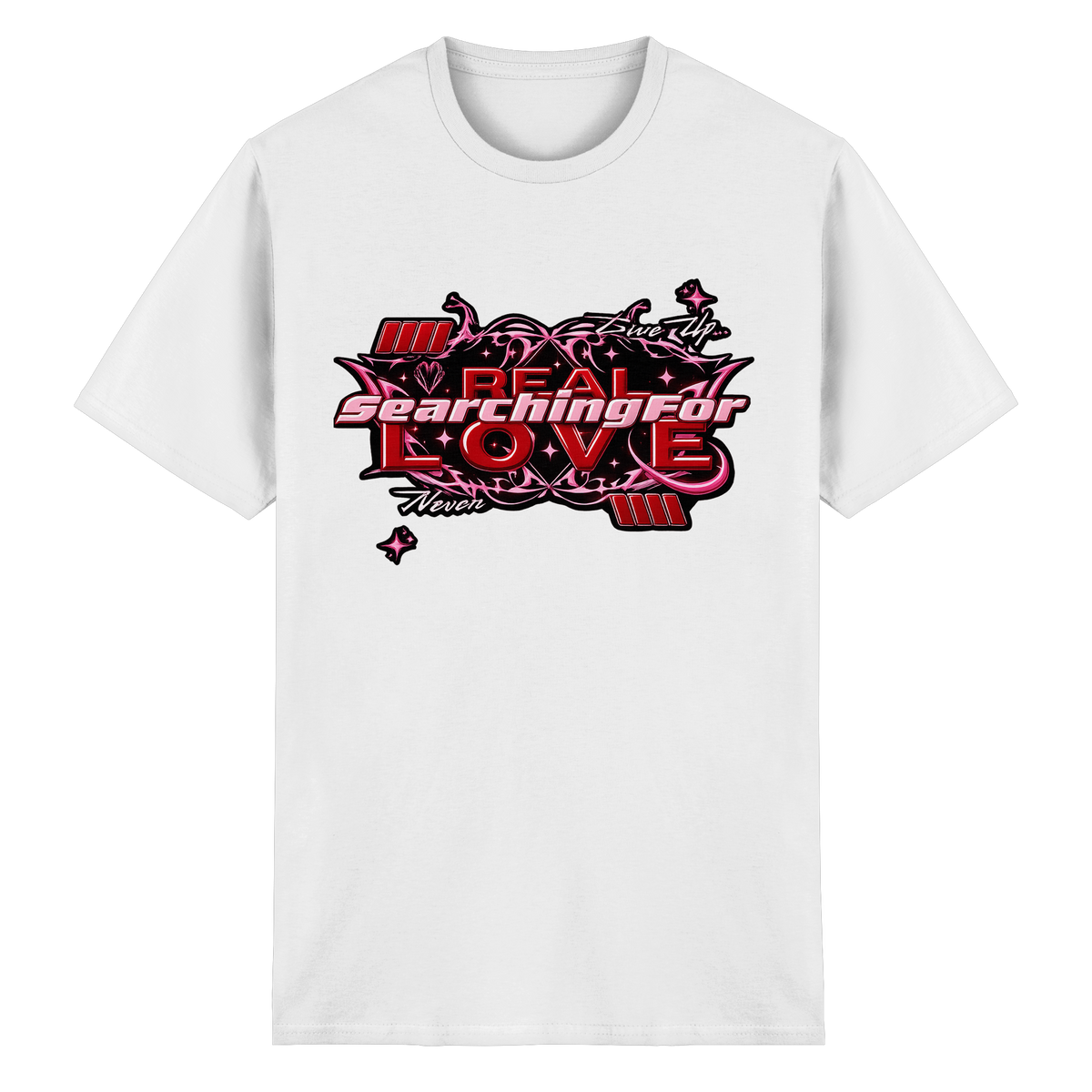 The Real Love - Schweres Baumwoll-T-Shirt